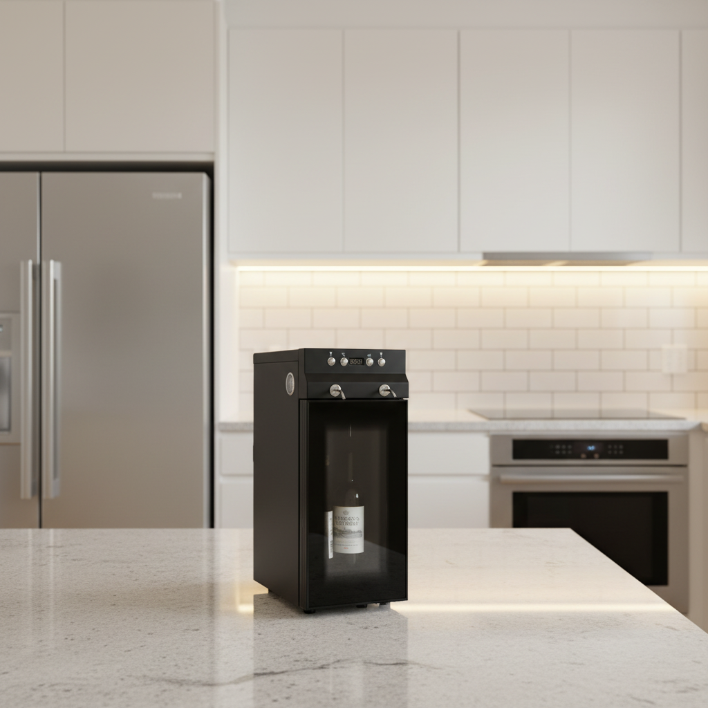 Wine & Beer Shop Photos - Luxury 2-Bottle Automatic Bar Wine Cooler
