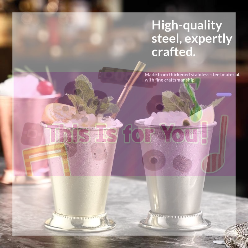 Wine Beer Mixed Drinks - 【MA】Stainless Steel Mint Julep Mug -
