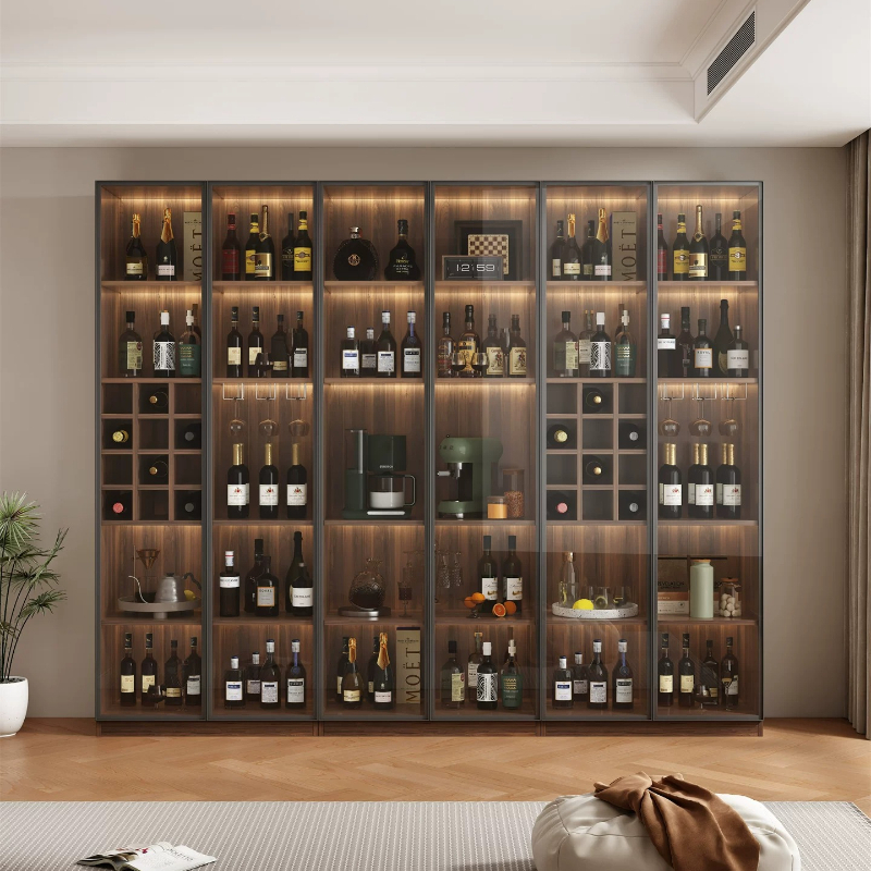 Wine & Beer Shop Photos - Home Living room glass display cabinets