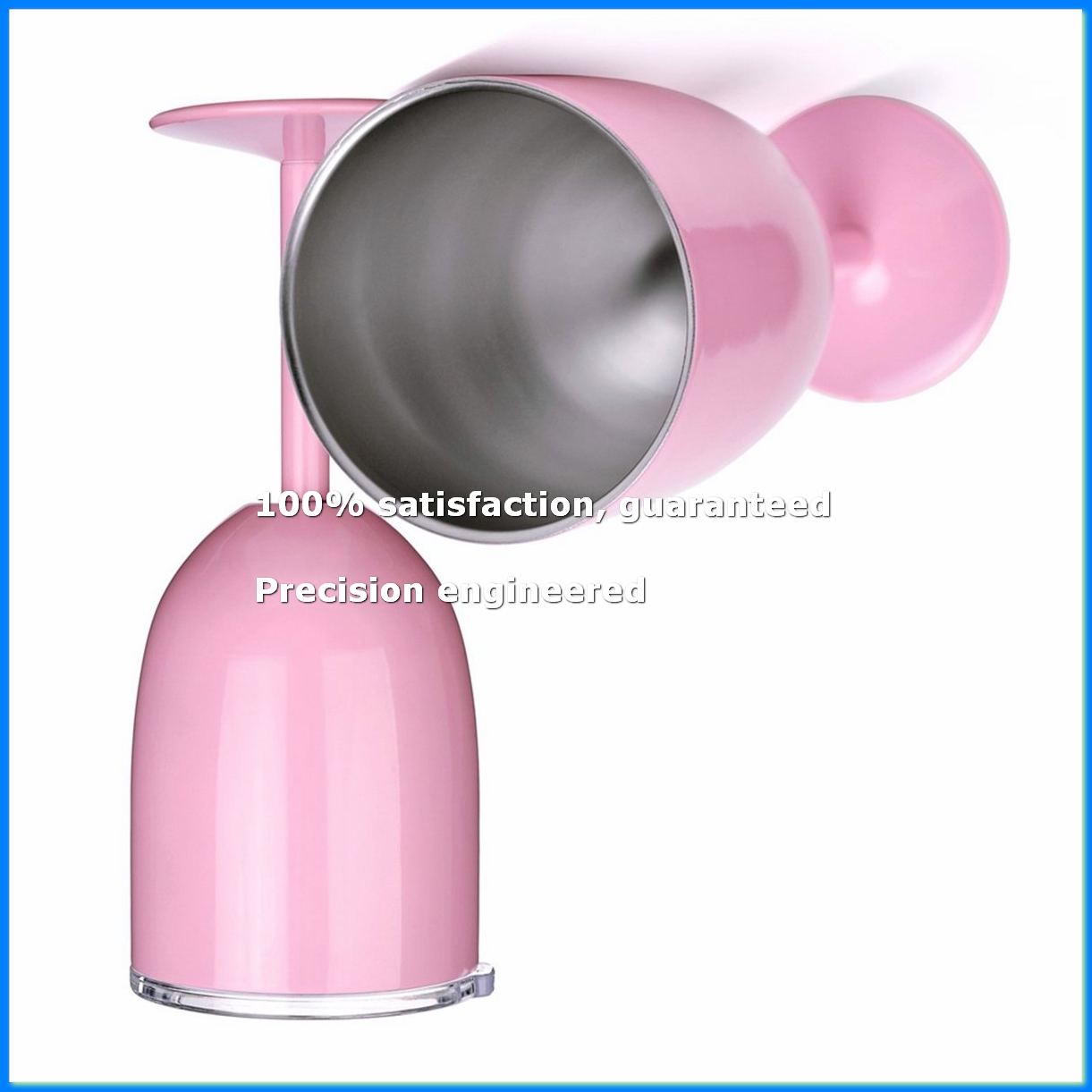 Wine & Beer Shop Photos - 2PCS Insulated Pink Wine Glasses Double