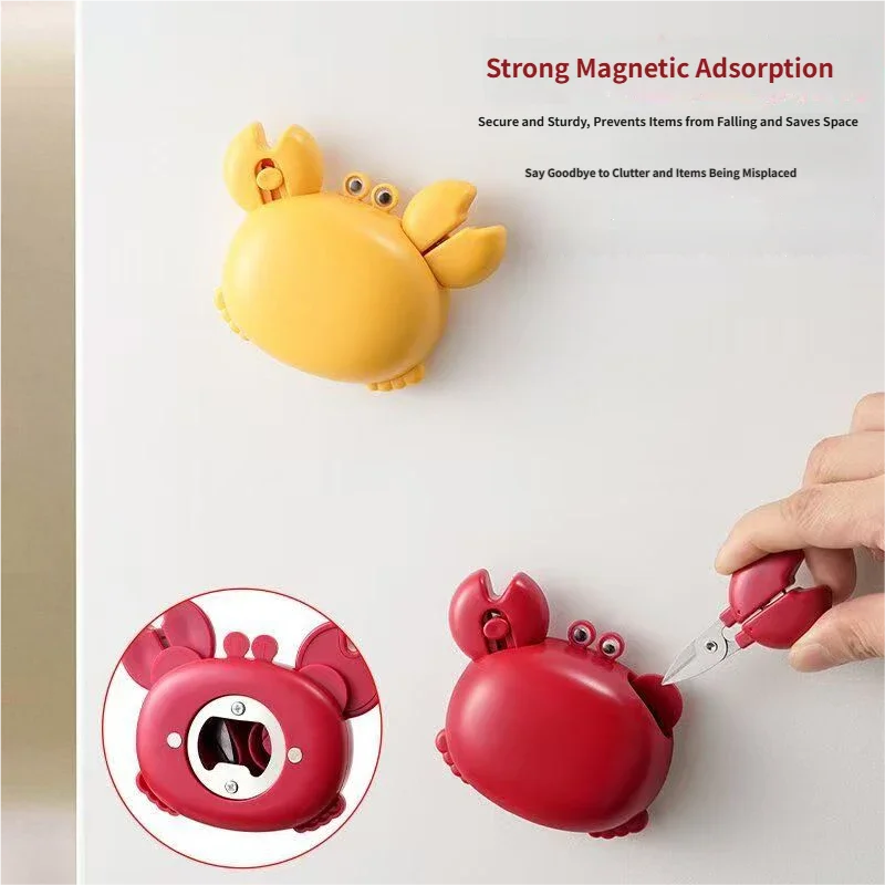 Wine Beer Fridge - Crab Magnetic Bottle Opener 4-in-1 Kitchen
