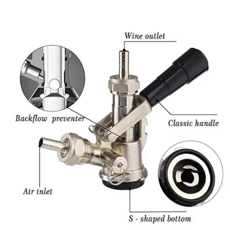 Keg Coupler Draft Beer Dispens - Wine Draft Beer incelemesi ve fiyatı