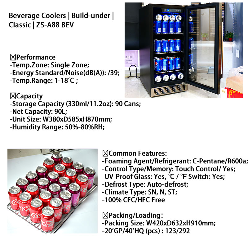 Oem Small Drink Bar Fridge Cus - Wine Beer Dual Zone incelemesi ve fiyatı