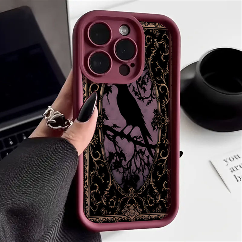 Aesthetic Black Crow Pattern W - Wine & Beer Shop Photos incelemesi ve fiyatı