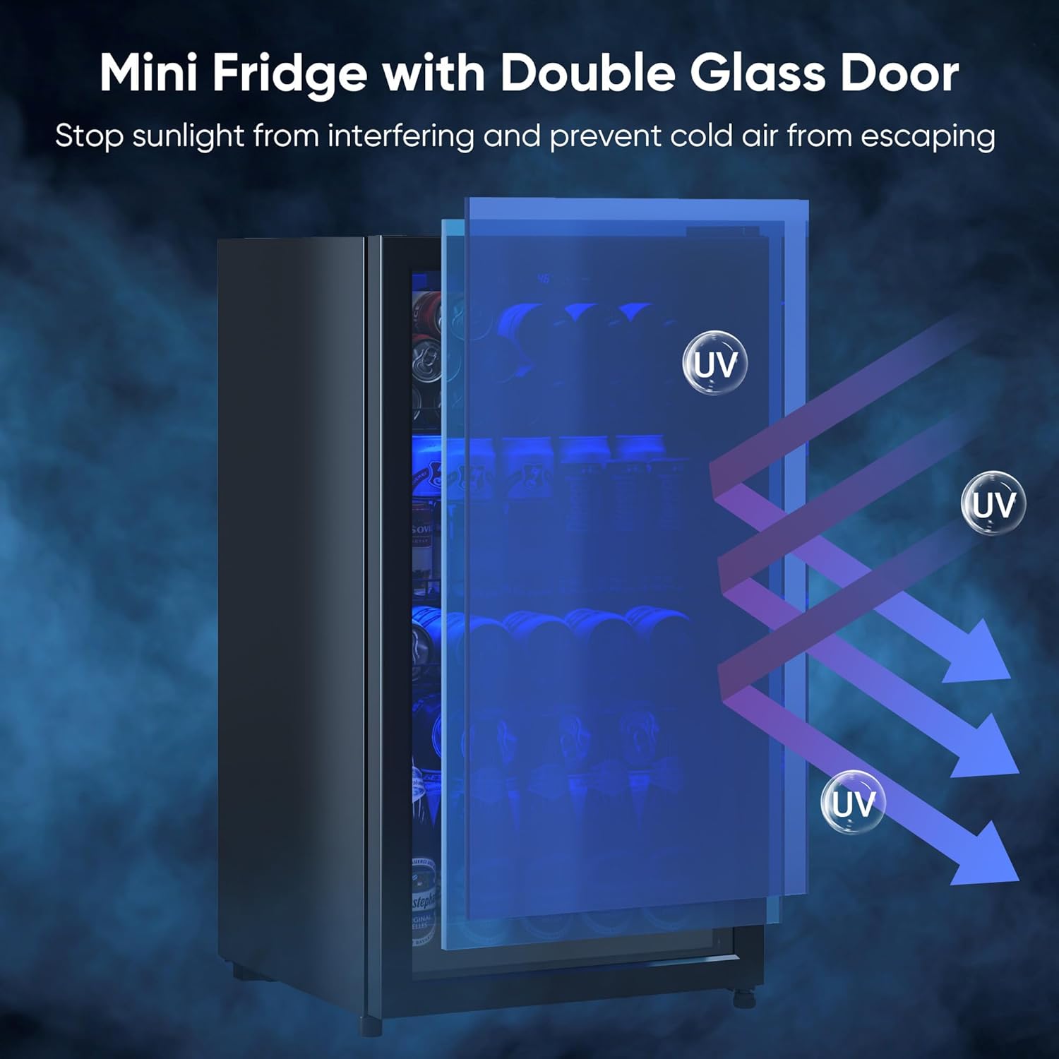 Mini Fridge with Glass Door, A - Wine Beer Fridge incelemesi ve fiyatı