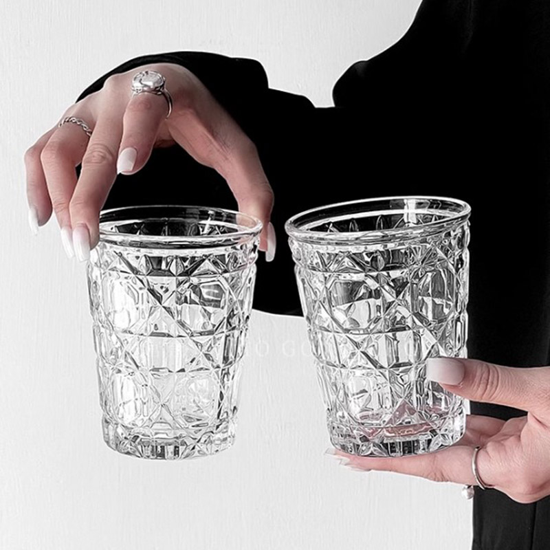 2pcs 310ml Vintage Diamond Pat - Wine To Beer To Liquor incelemesi ve fiyatı