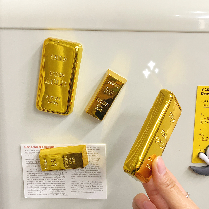 Gold Bar Refrigerator Magnet P - Wine Beer Fridge incelemesi ve fiyatı