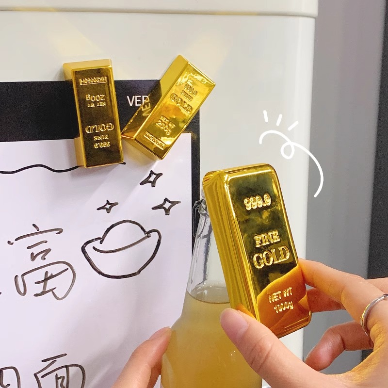 Gold Bar Refrigerator Magnet P - Wine Beer Fridge incelemesi ve fiyatı