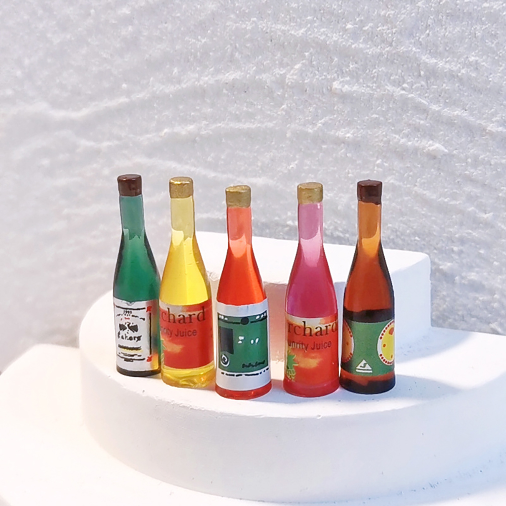 5Pcs 1/12 Dollhouse Miniature  - Wine Beer Europe incelemesi ve fiyatı