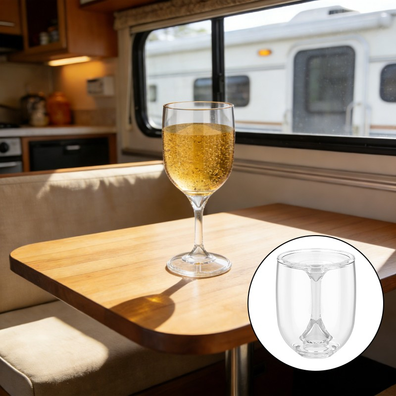 RV Portable Wine Glass Goblet  - Wine & Beer Shop Photos incelemesi ve fiyatı