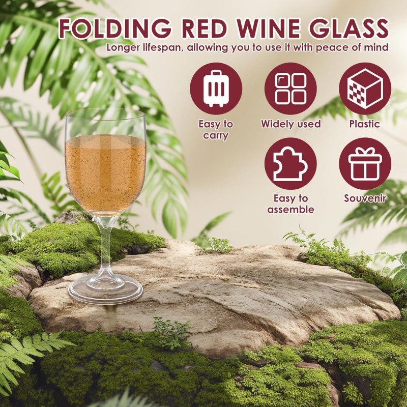 RV Portable Wine Glass Goblet  - Wine & Beer Shop Photos incelemesi ve fiyatı
