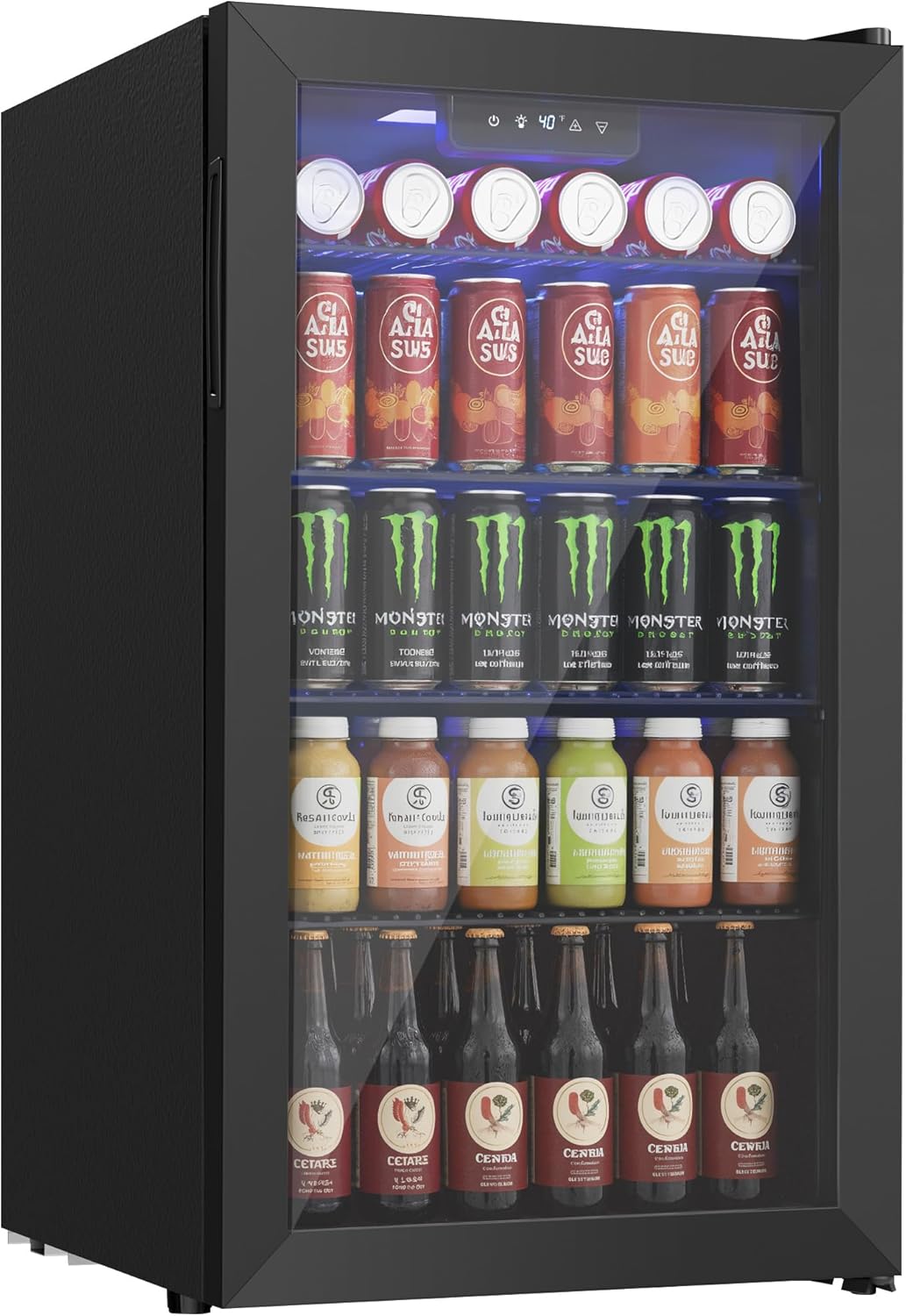 126 Can Mini Fridge with Glass - Wine Beer Fridge incelemesi ve fiyatı