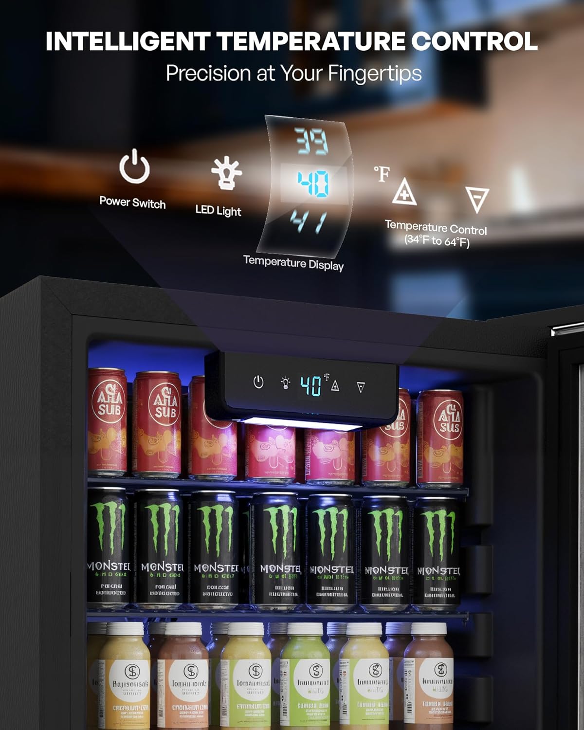 126 Can Mini Fridge with Glass - Wine Beer Fridge incelemesi ve fiyatı