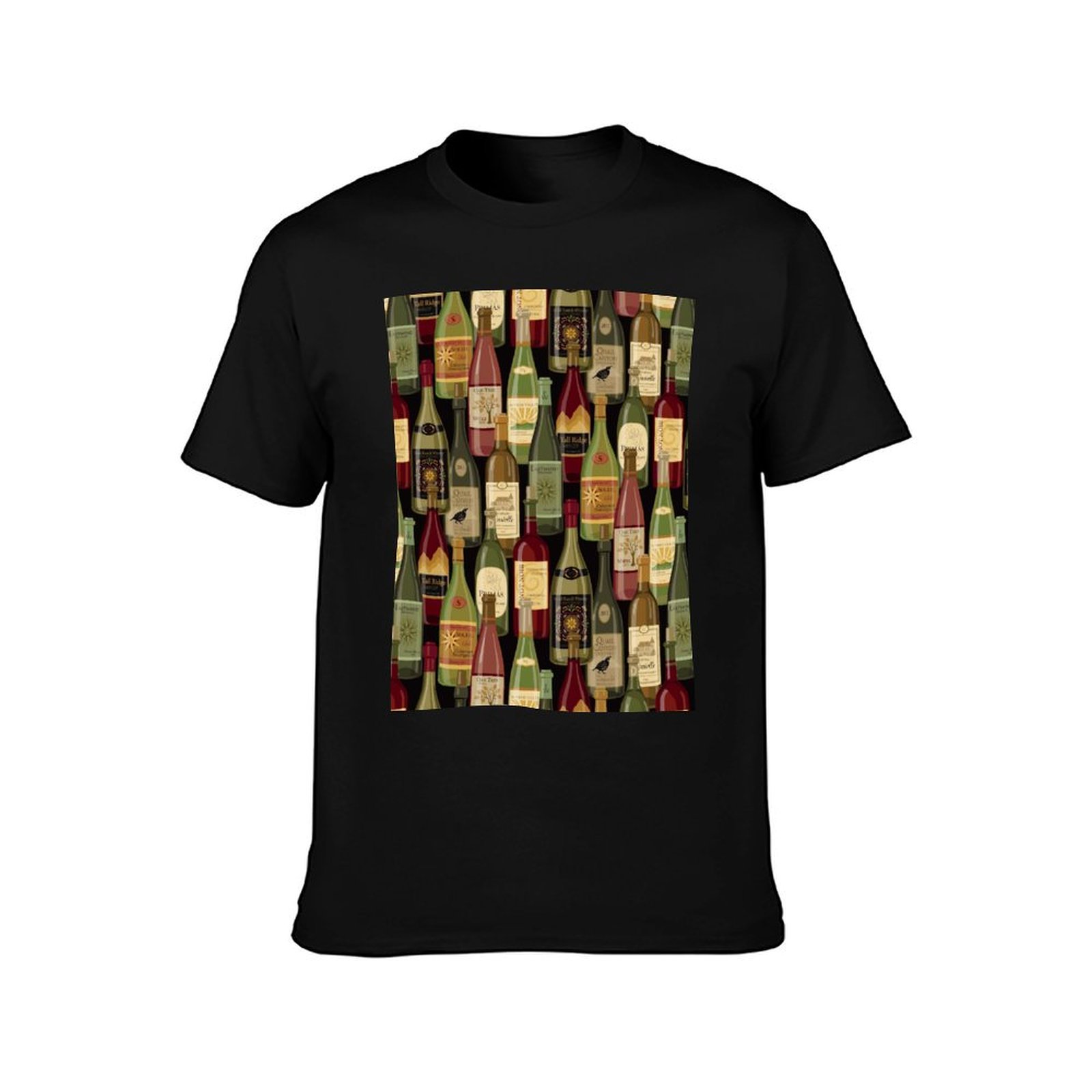 Wine Bottles T-Shirt Soft Casu - Wine & Beer Shop Photos incelemesi ve fiyatı
