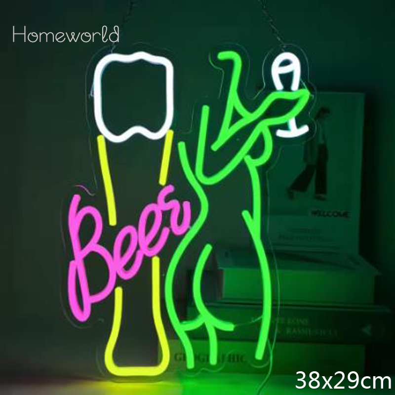 Beer Women's Body Neon Light s - Wine In Beer Store incelemesi ve fiyatı