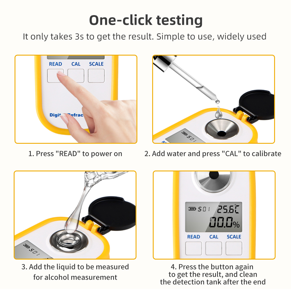 Digital Alcohol Refractometer  - Wine To Beer To Liquor incelemesi ve fiyatı