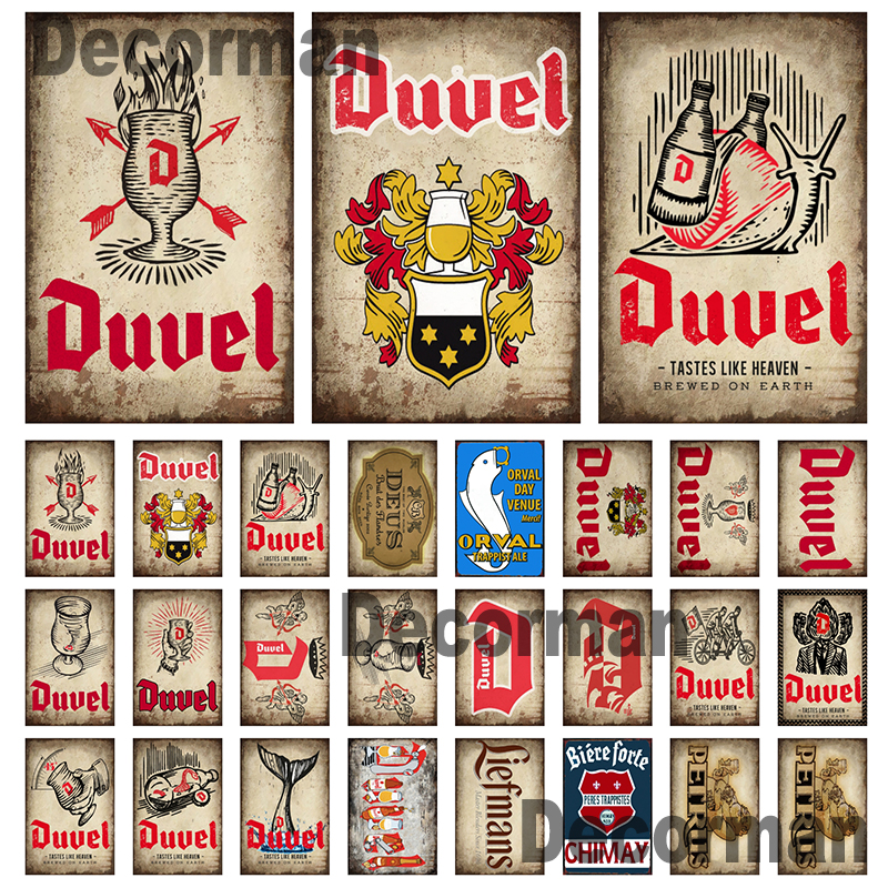 [ Mike86 ] DUVAL BEER Tin sign - Wine Beer Europe incelemesi ve fiyatı