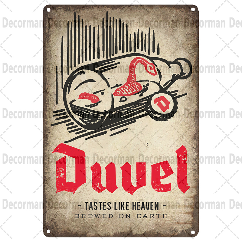 [ Mike86 ] DUVAL BEER Tin sign - Wine Beer Europe incelemesi ve fiyatı