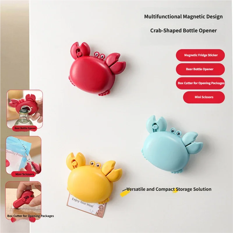 Crab Magnetic Bottle Opener 4- - Wine Beer Fridge incelemesi ve fiyatı