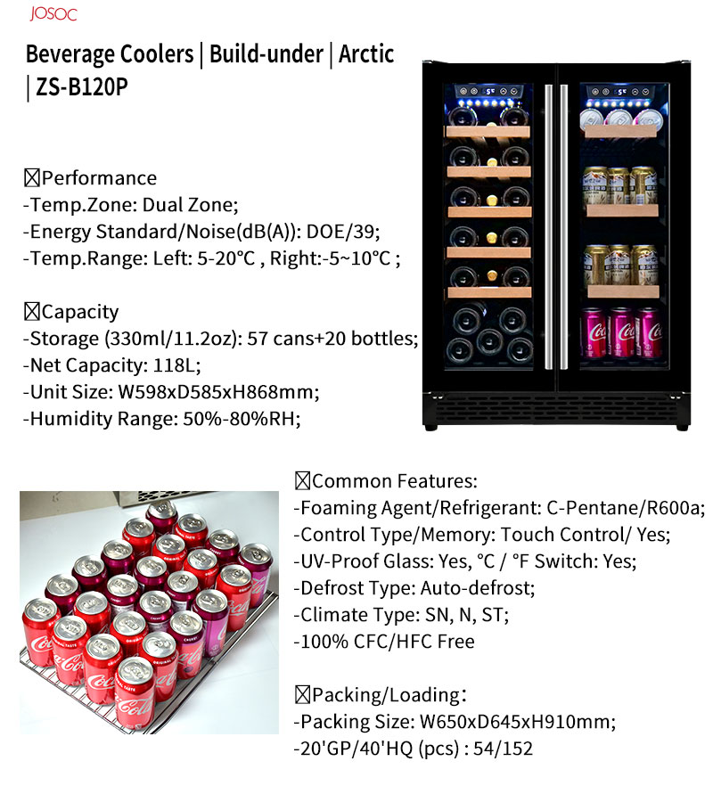 Double Door Undercounter Wine  - Wine Beer Fridge incelemesi ve fiyatı