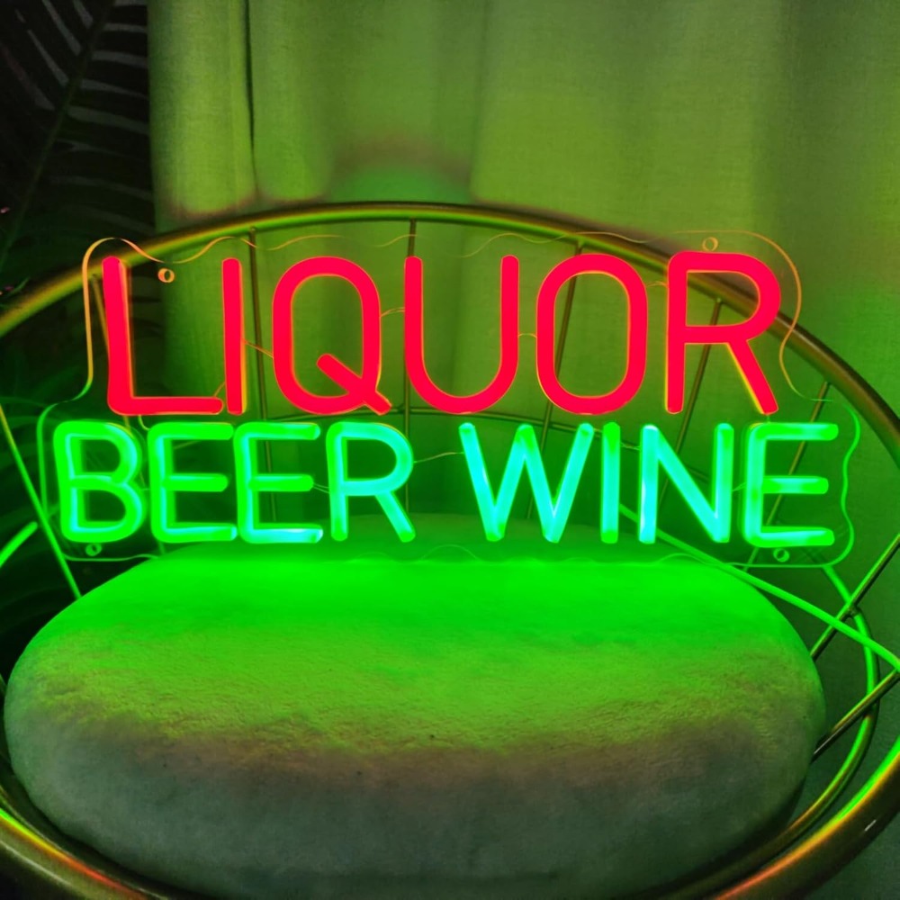 Liquor Beer Wine LED Neon Sign - Wine In Beer Store incelemesi ve fiyatı