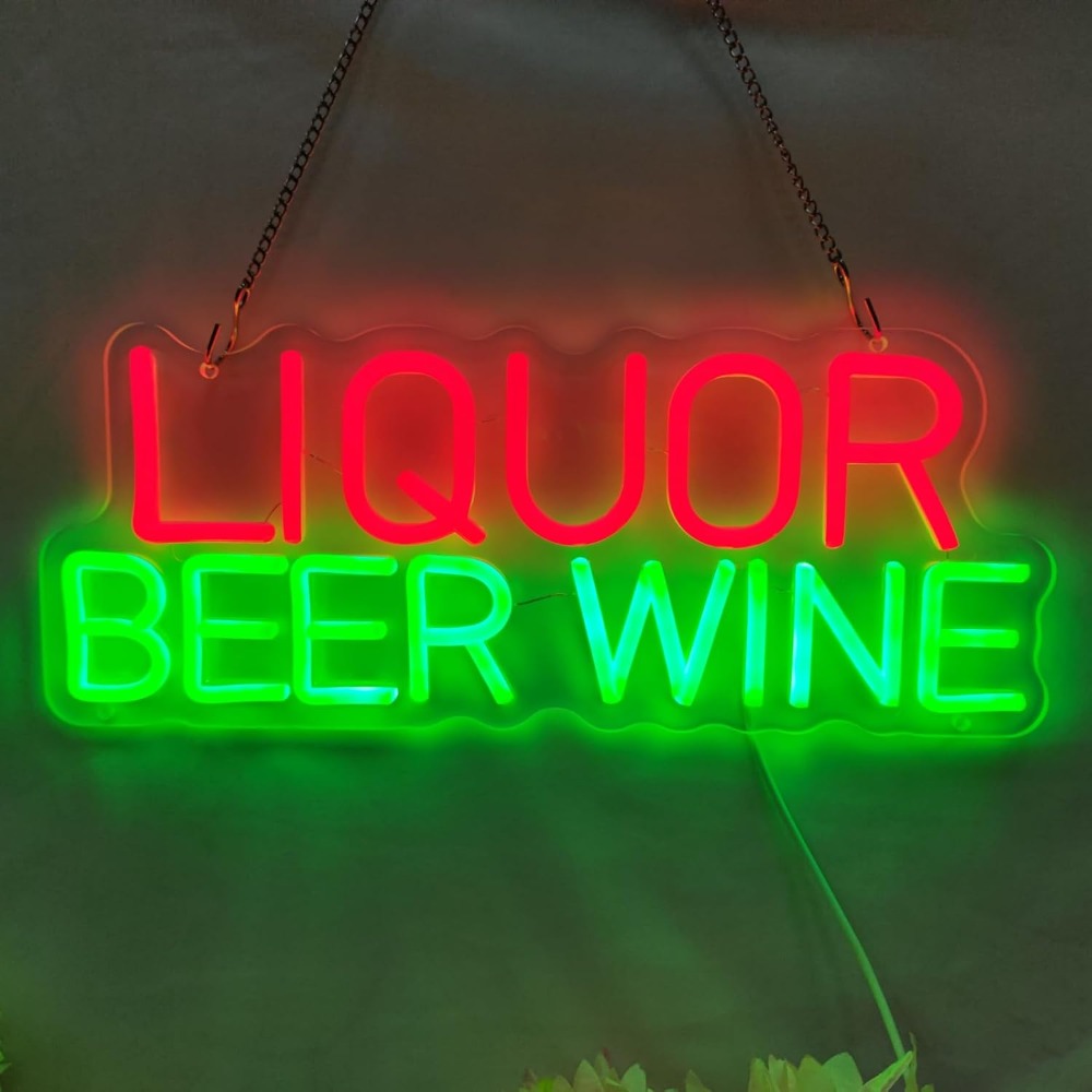 Liquor Beer Wine LED Neon Sign - Wine In Beer Store incelemesi ve fiyatı