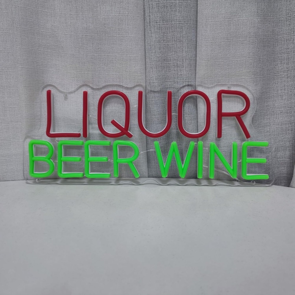 Liquor Beer Wine LED Neon Sign - Wine In Beer Store incelemesi ve fiyatı