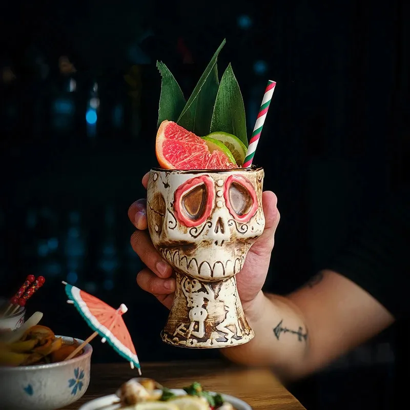 480ml Halloween Party Skull Co - Wine Beer Mixed Drinks incelemesi ve fiyatı