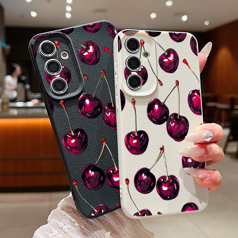 Wine Red Cherry Printed Phone  - Wine & Beer Shop Photos incelemesi ve fiyatı
