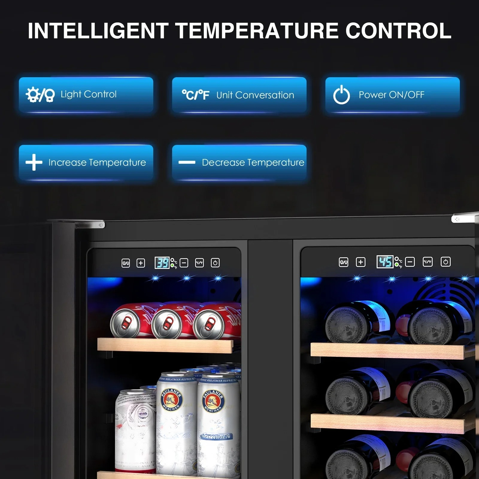 Wine and Beverage Refrigerator - Wine Beer Dual Zone incelemesi ve fiyatı