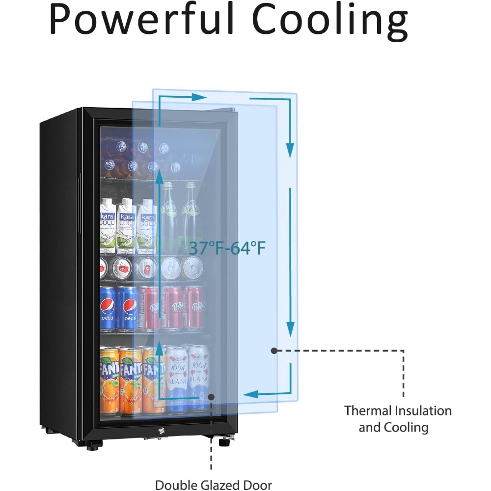 Beverage Refrigerator, Three P - Wine Beer Fridge incelemesi ve fiyatı