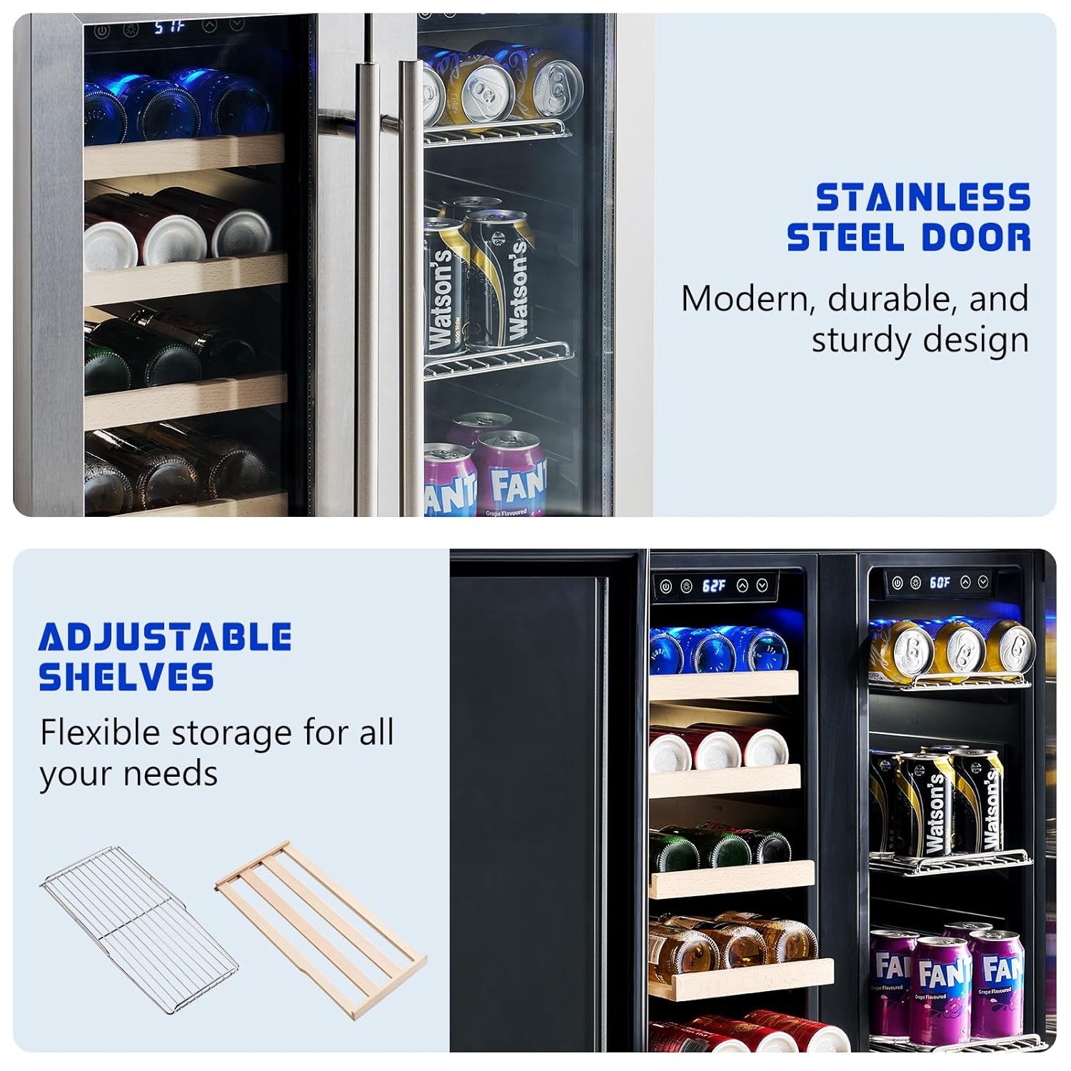 24-Inch Dual Zone Beverage Coo - Wine Beer Dual Zone incelemesi ve fiyatı