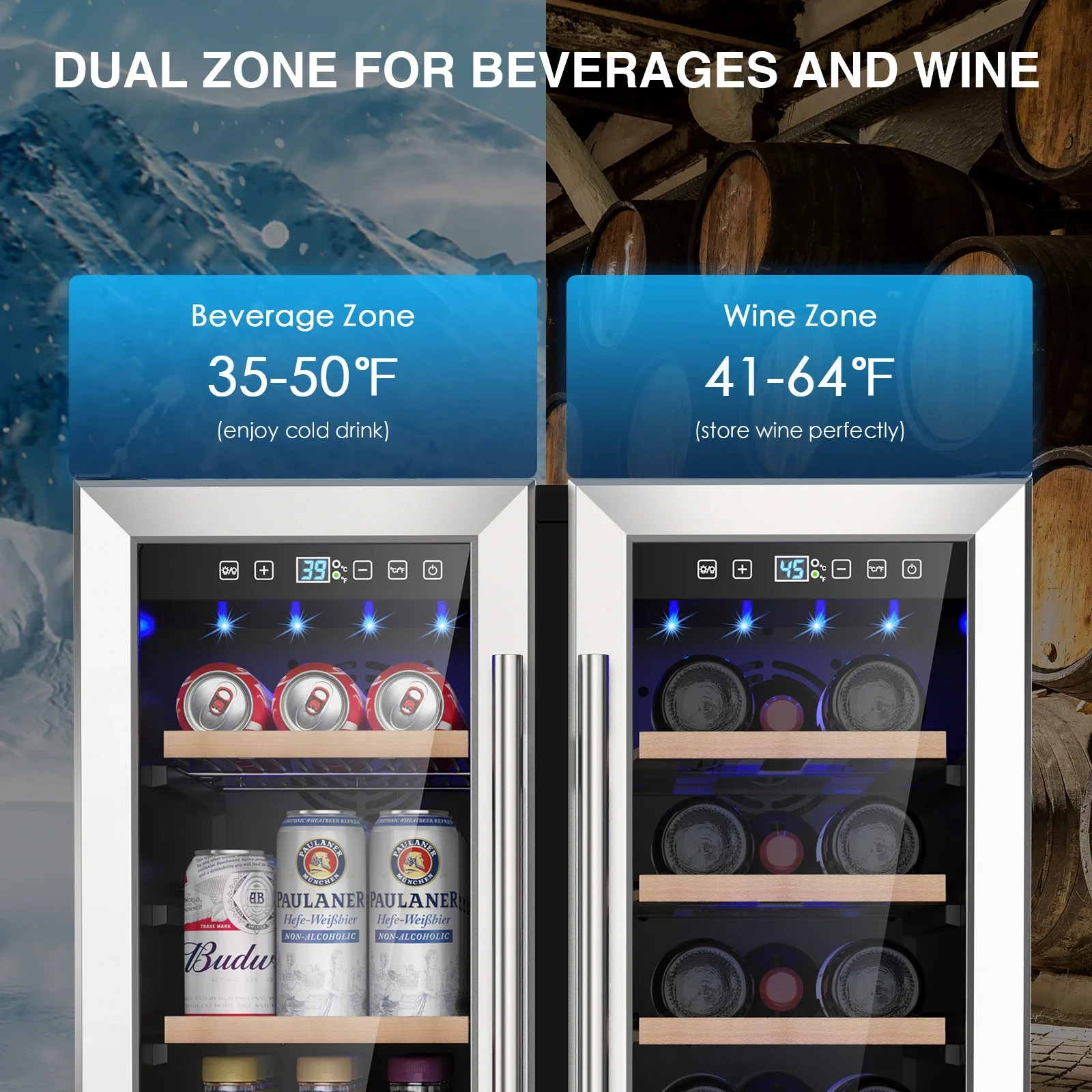 SAT Wine and Beverage Refriger - Wine Beer Dual Zone incelemesi ve fiyatı