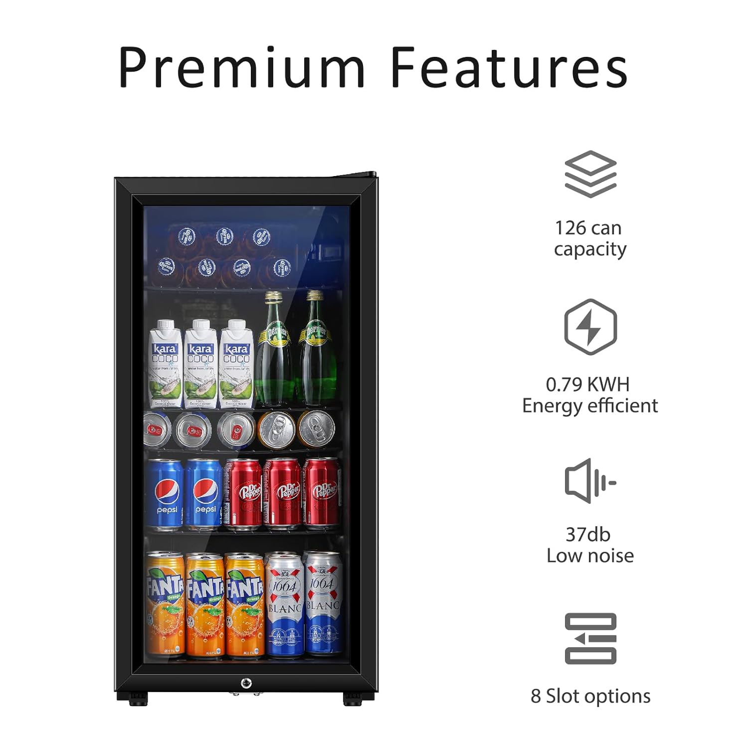 Beverage Refrigerator, 3.2 Cu. - Wine Beer Fridge incelemesi ve fiyatı