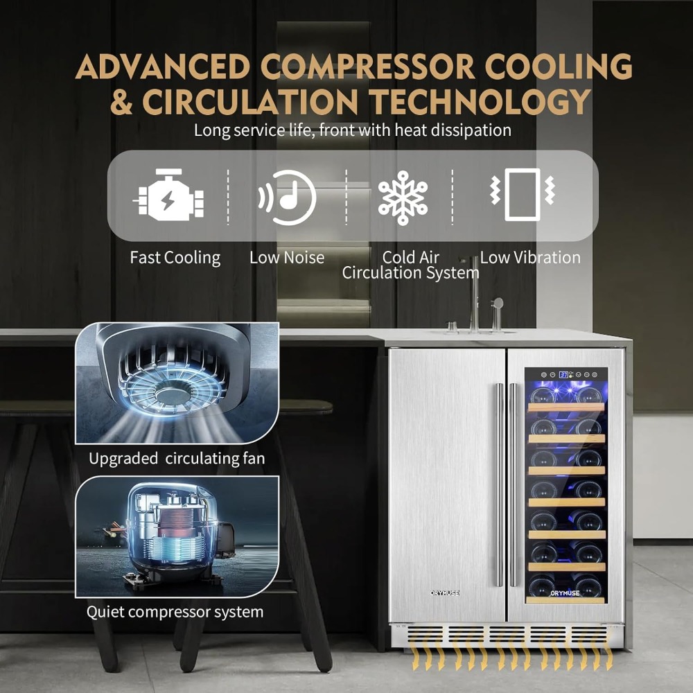 Wine and Beverage Refrigerator - Wine Beer Dual Zone incelemesi ve fiyatı