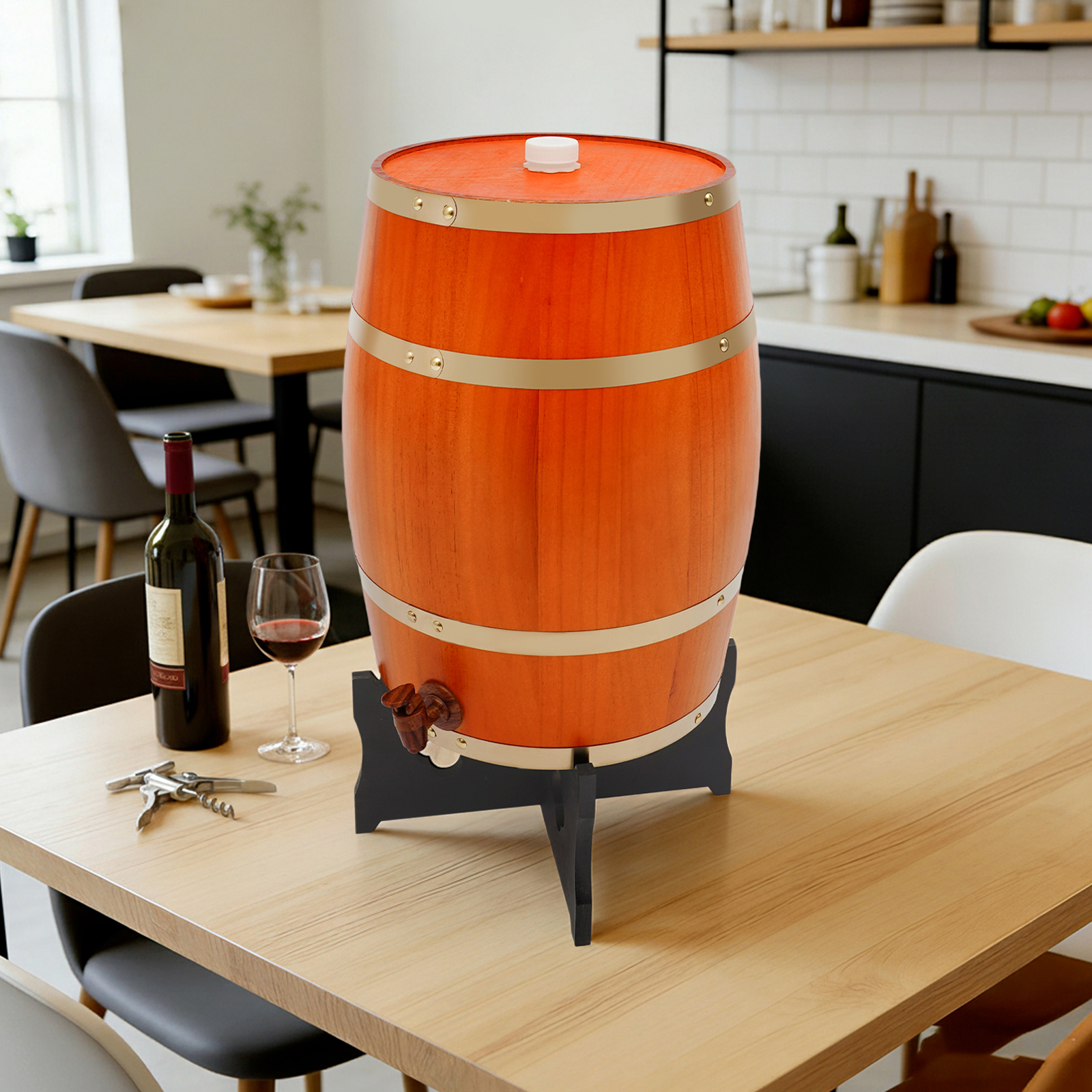 20L/5.28Gal Beige Wine Barrel, - Wine In Beer Store incelemesi ve fiyatı
