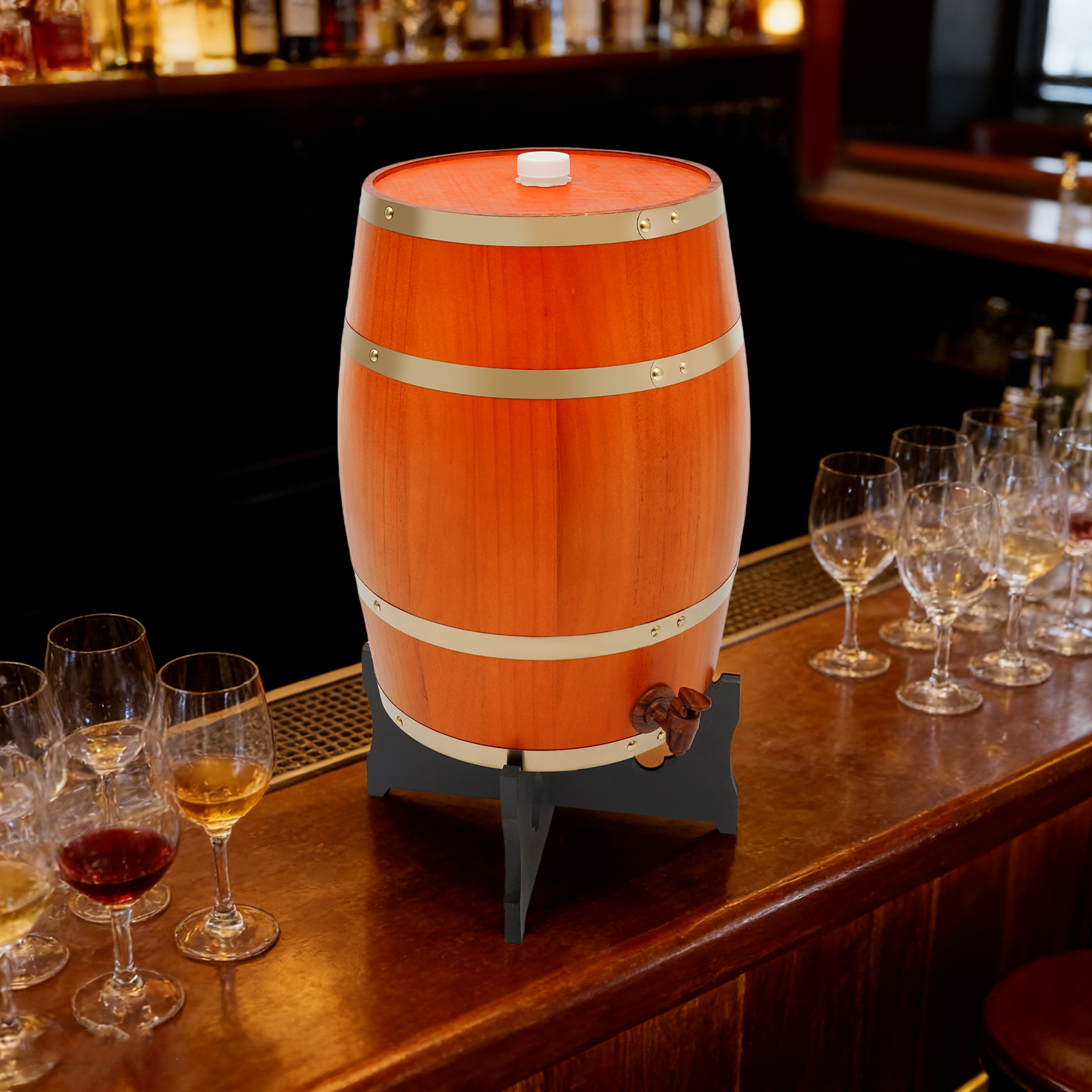 20L/5.28Gal Beige Wine Barrel, - Wine In Beer Store incelemesi ve fiyatı